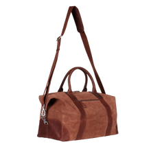 Load image into Gallery viewer, Weekend bag Steven - Ljósbrún rúskin