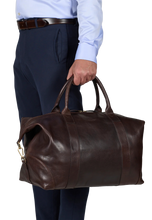 Load image into Gallery viewer, Weekend bag Steven - Dökkbrún