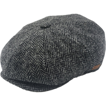 Load image into Gallery viewer, Grár newsboy - 100% ull
