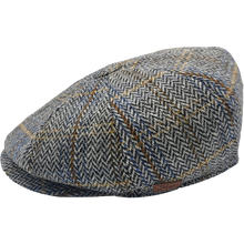 Load image into Gallery viewer, Grár köflóttur newsboy
