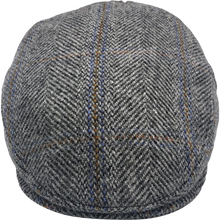 Load image into Gallery viewer, Ljósgrár flat cap - 100% ull
