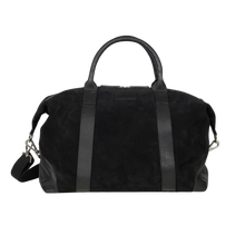 Load image into Gallery viewer, Weekend bag Steven - Svart rúskin
