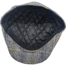 Load image into Gallery viewer, Grár köflóttur newsboy
