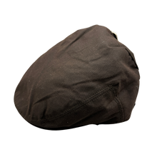 Load image into Gallery viewer, Wax flat cap - Brún
