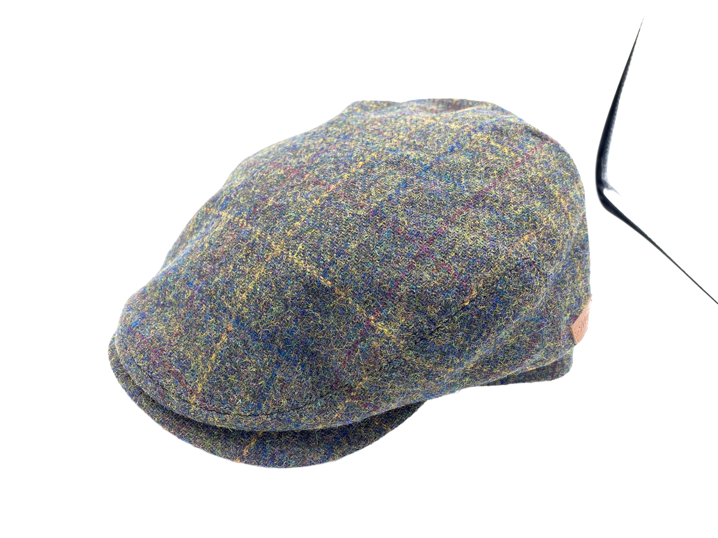 Grænbrúnn flat cap